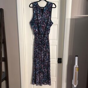 Lane Bryant Elegant Sleeveless Multicolor Dress